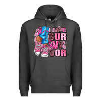 Charcoal Heather i am a survivor Premium Hoodie - AdoDesignShop