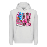 Dove Grey i am a survivor Premium Hoodie - AdoDesignShop