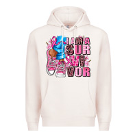 Pale Pink i am a survivor Premium Hoodie - AdoDesignShop
