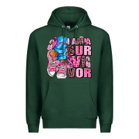 Sports Green i am a survivor Premium Hoodie - AdoDesignShop