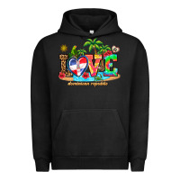 Pigment Black love dominican republic Urban Hoodie - AdoDesignShop
