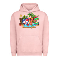 Pigment Salmon love dominican republic Urban Hoodie - AdoDesignShop