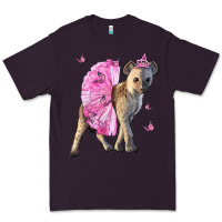 Plum Baby Hyena With Tutu Premium Tee - LillyAllenDesigns