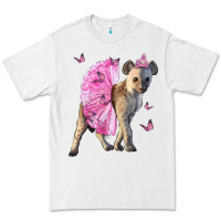 White Baby Hyena With Tutu Premium Tee - LillyAllenDesigns
