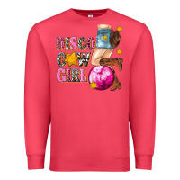 Cardinal disco cowgirl Premium Sweatshirt - texasbilliewilder