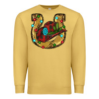 Antique Gold Christmas Horseshoe Premium Sweatshirt - RanaPortraitStore