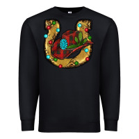 Black Christmas Horseshoe Premium Sweatshirt - RanaPortraitStore