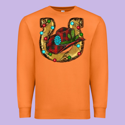 Premium Sweatshirt Christmas Horseshoe