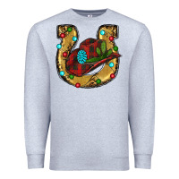 Heather Grey Christmas Horseshoe Premium Sweatshirt - RanaPortraitStore