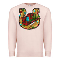 Pale Pink Christmas Horseshoe Premium Sweatshirt - RanaPortraitStore