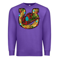 Purple Christmas Horseshoe Premium Sweatshirt - RanaPortraitStore