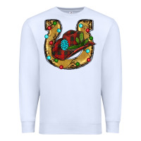 White Christmas Horseshoe Premium Sweatshirt - RanaPortraitStore