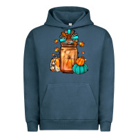 Pigment Midnight Navy thanksgiving coffee Urban Hoodie - JahusDesignShop