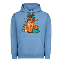 Pigment Pebble Blue thanksgiving coffee Urban Hoodie - JahusDesignShop