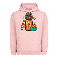 Pigment Salmon thanksgiving coffee Urban Hoodie - JahusDesignShop