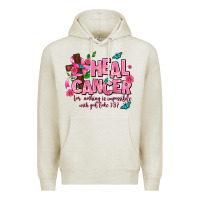 Oatmeal Heather heal cancer Premium Hoodie - AdoDesignShop