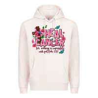 Pale Pink heal cancer Premium Hoodie - AdoDesignShop