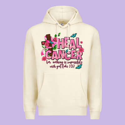 Heal Cancer Premium Hoodie Designed By Adodesignshop