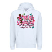 White heal cancer Premium Hoodie - AdoDesignShop