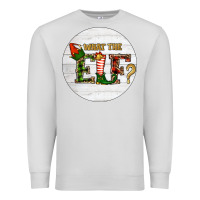 Dove Grey What The Elf Christmas Premium Sweatshirt - RanaPortraitStore
