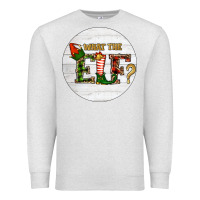 Oatmeal Heather What The Elf Christmas Premium Sweatshirt - RanaPortraitStore