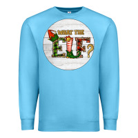 Ocean Blue What The Elf Christmas Premium Sweatshirt - RanaPortraitStore
