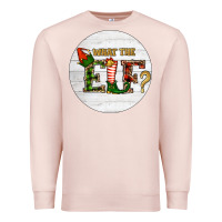 Pale Pink What The Elf Christmas Premium Sweatshirt - RanaPortraitStore