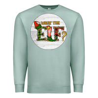 Seafoam What The Elf Christmas Premium Sweatshirt - RanaPortraitStore