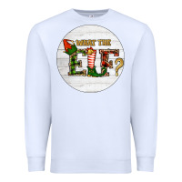 White What The Elf Christmas Premium Sweatshirt - RanaPortraitStore