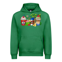 Emerald dominican republic coffee cups Urban Hoodie - AdoDesignShop