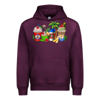 Mauve Wine dominican republic coffee cups Urban Hoodie - AdoDesignShop