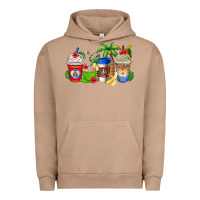 Pigment Burro dominican republic coffee cups Urban Hoodie - AdoDesignShop