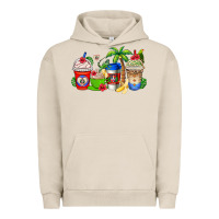 Pigment French Oak dominican republic coffee cups Urban Hoodie - AdoDesignShop