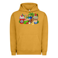 Pigment Peanut Butter dominican republic coffee cups Urban Hoodie - AdoDesignShop