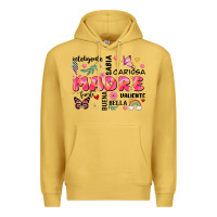 Antique Gold ella es mama Premium Hoodie - JahusDesignShop