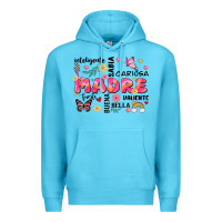 Ocean Blue ella es mama Premium Hoodie - JahusDesignShop