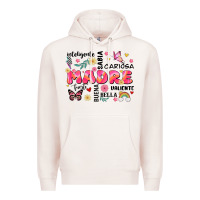 Pale Pink ella es mama Premium Hoodie - JahusDesignShop