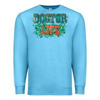 Ocean Blue doctor life Premium Sweatshirt - texasbilliewilder