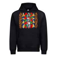 Black dominican republic brushstrokes Urban Hoodie - AdoDesignShop