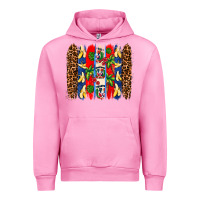 Fuchsia Pink dominican republic brushstrokes Urban Hoodie - AdoDesignShop