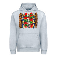 Heather Grey dominican republic brushstrokes Urban Hoodie - AdoDesignShop