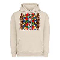 Pigment French Oak dominican republic brushstrokes Urban Hoodie - AdoDesignShop