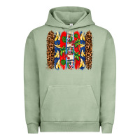 Pigment Oil Green dominican republic brushstrokes Urban Hoodie - AdoDesignShop