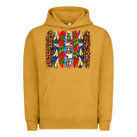 Pigment Peanut Butter dominican republic brushstrokes Urban Hoodie - AdoDesignShop