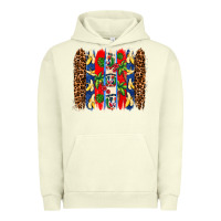 Pigment Pistachio dominican republic brushstrokes Urban Hoodie - AdoDesignShop