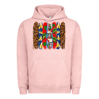 Pigment Salmon dominican republic brushstrokes Urban Hoodie - AdoDesignShop