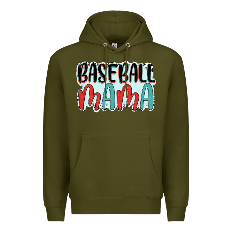 Baseball Mama Premium Hoodie by JahusDesignShop | Teevron