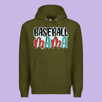 Baseball Mama Premium Hoodie Designed By Jahusdesignshop