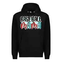 Black baseball mama Premium Hoodie - JahusDesignShop