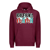 Burgundy baseball mama Premium Hoodie - JahusDesignShop